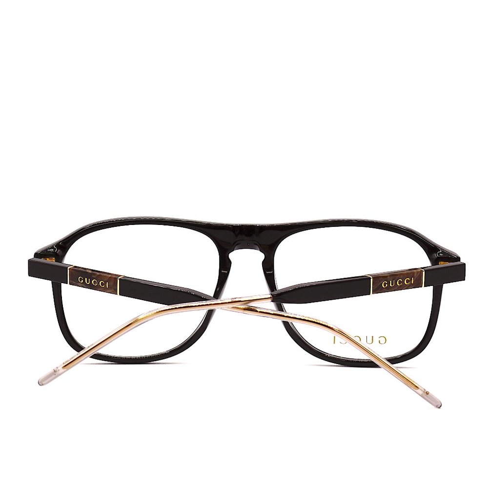 NEW GUCCI GG0844O 001 BLACK AUTHENTIC EYEGLASSES FRAME - Picture 10 of 12